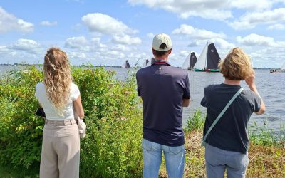 Pieter Meeter Ezn (55) stopt na twintig jaar als schipper van het Akkrumer skûtsje
