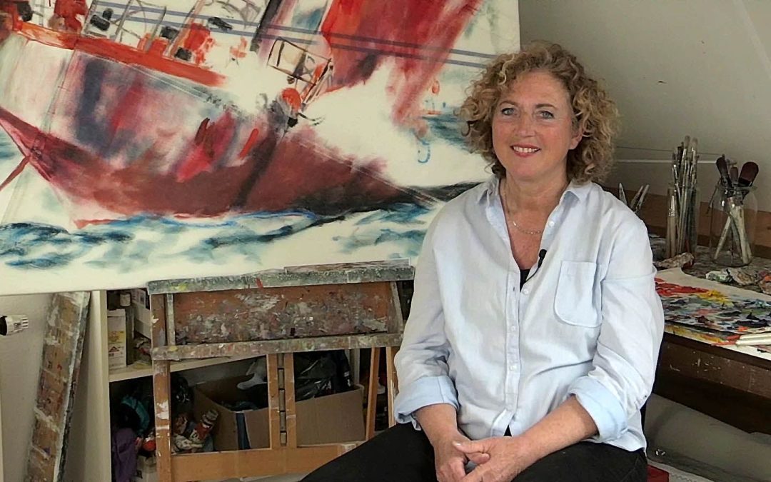 Aukje de Haan geeft oude zeilen nieuwe glans