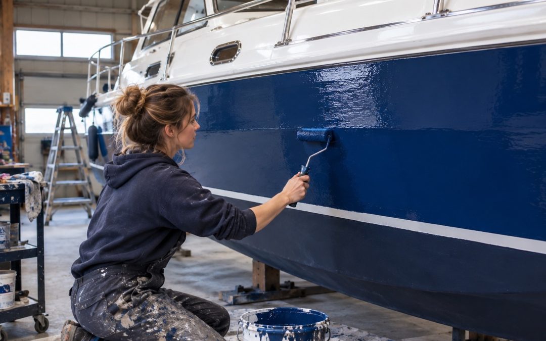 Goed moment om je boot te schilderen
