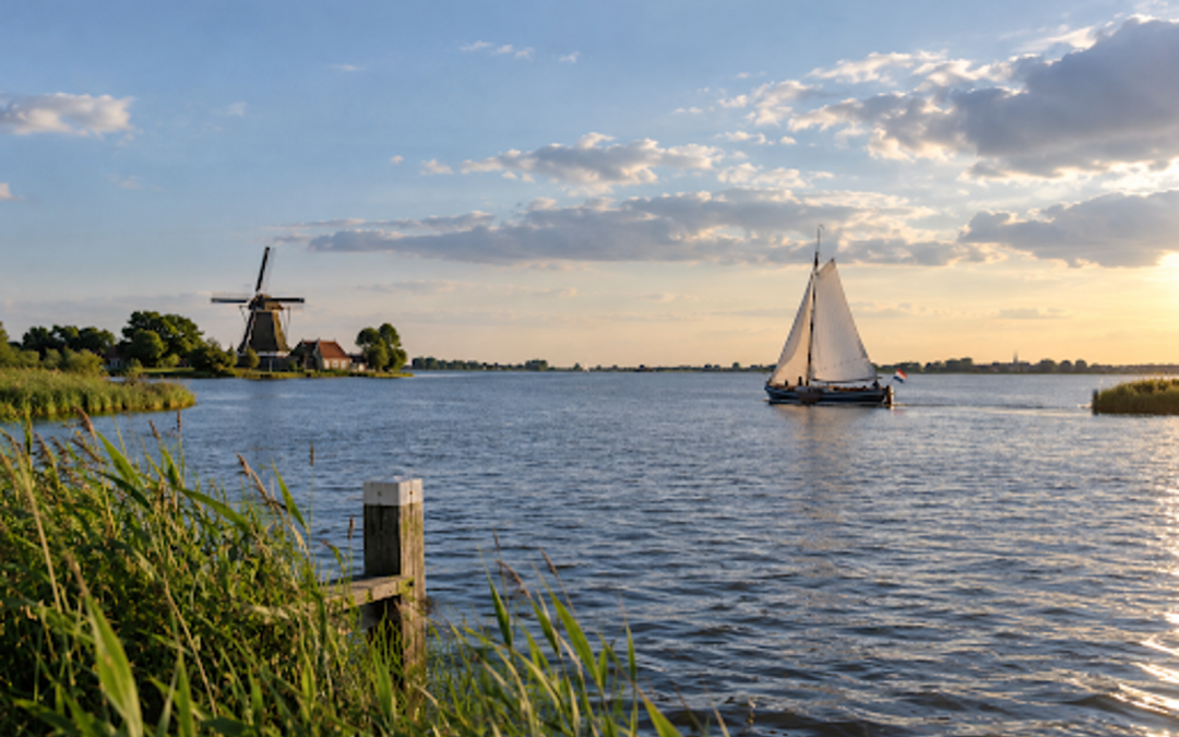 Vijf vaarroutes door Friesland