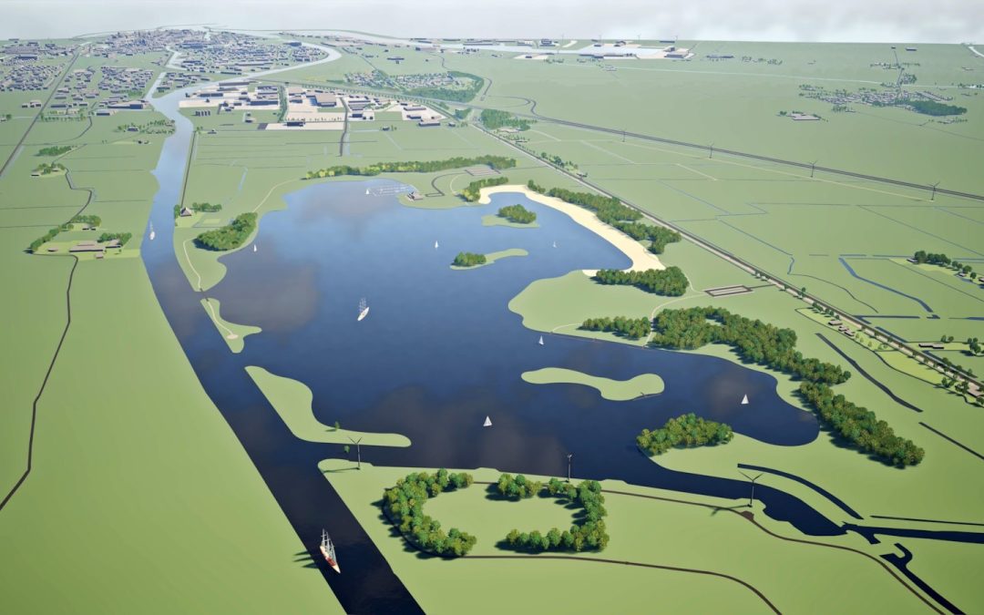 Plan voor waterplas Kiester Wielen in de ijskast