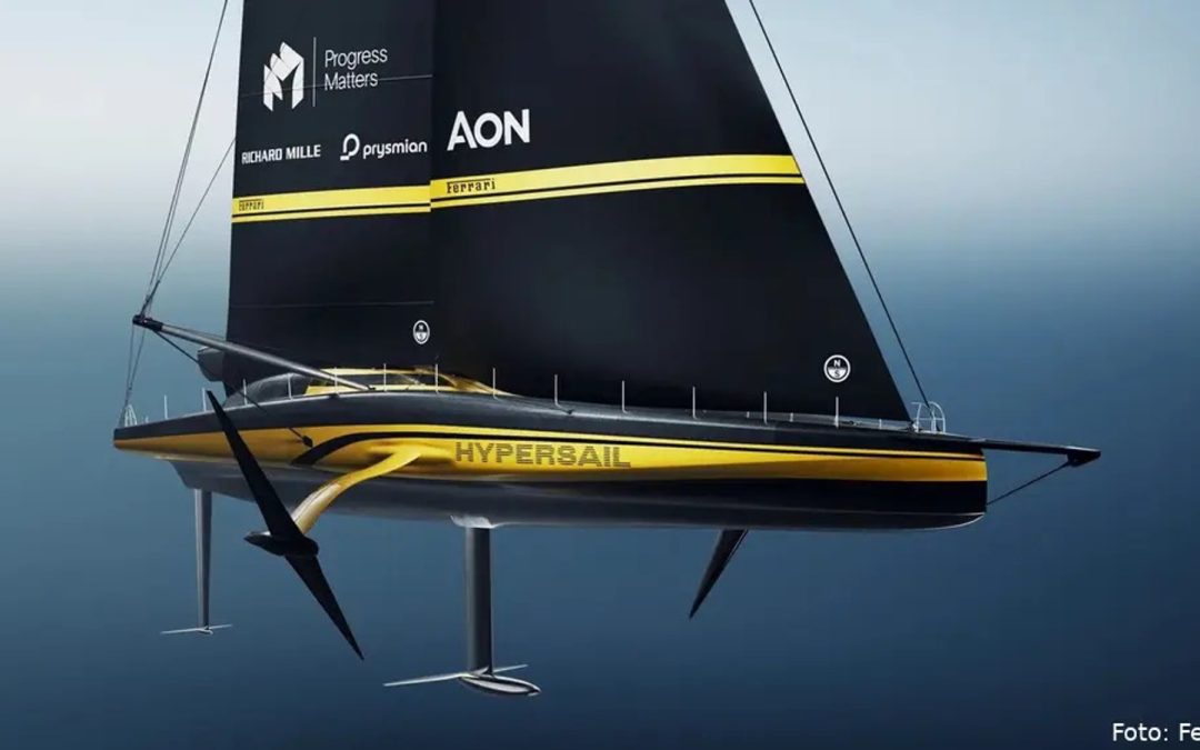 Ferrari Hypersail combineert kennis auto-industrie met oceaanzeilen